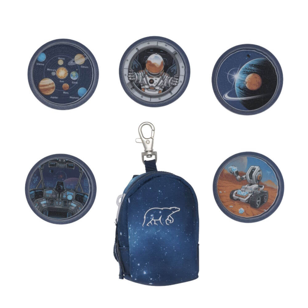 Beckmann Klett-Buttons "Space Mission"
