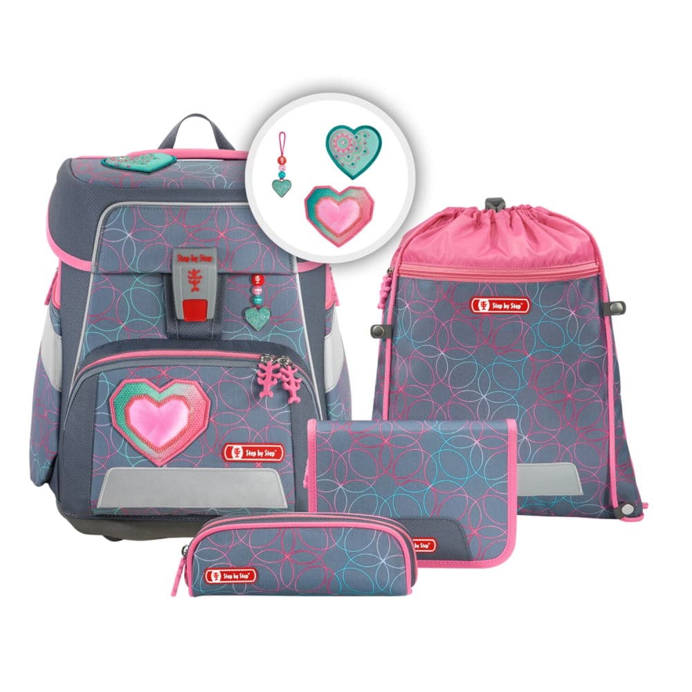 Step by Step Space Glitter Heart Set