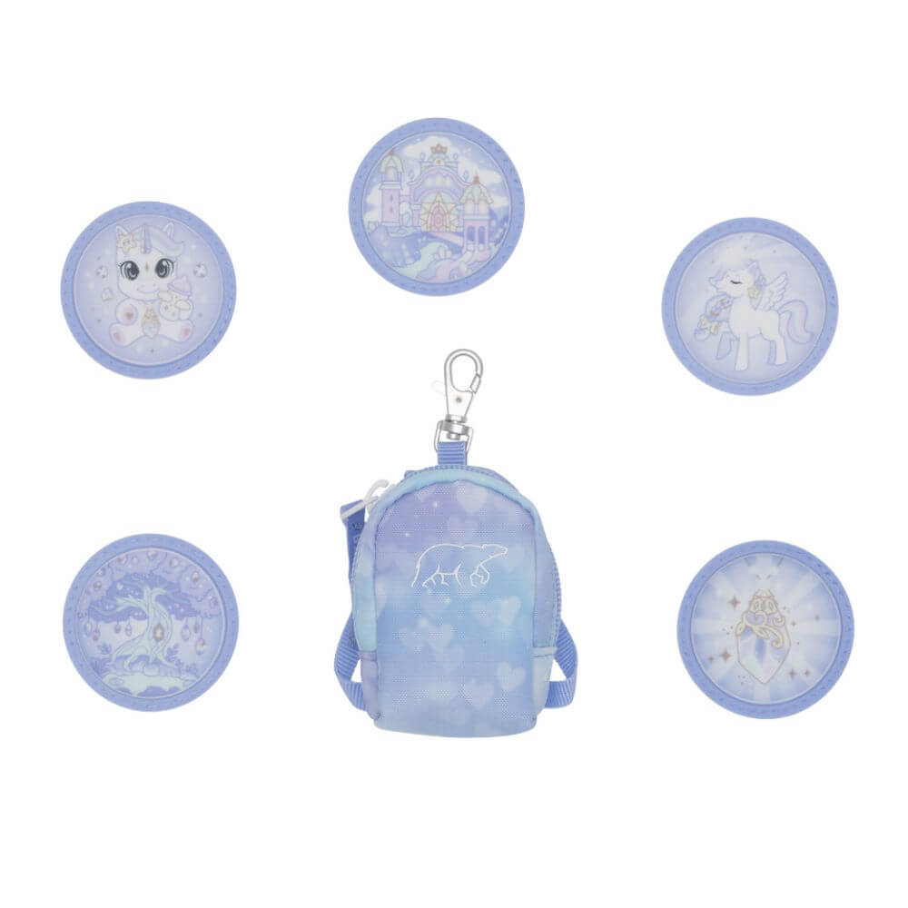 Beckmann Klett-Buttons "Unicorn Princess Ice Blue"