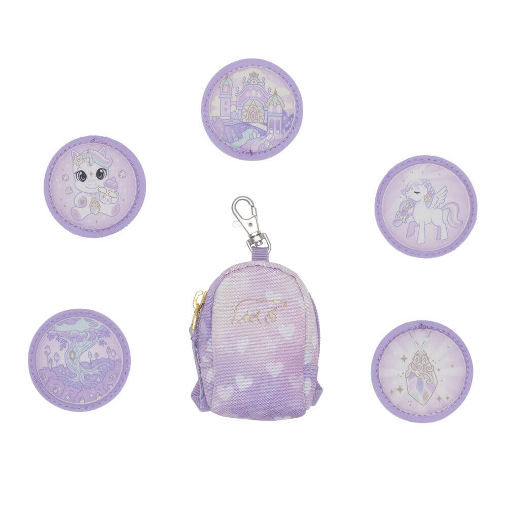Beckmann Klett-Buttons "Unicorn Princess Purple" 